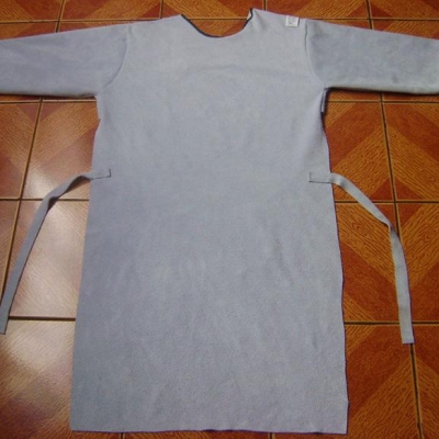 Avental em raspa tipo Barbeiro
